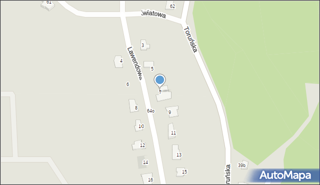 Chełmno, Toruńska, 64G, mapa Chełmno