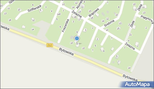 Chojnice, Tokarska, 7, mapa Chojnic