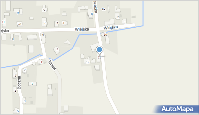 Ciochowice, Toszecka, 11, mapa Ciochowice