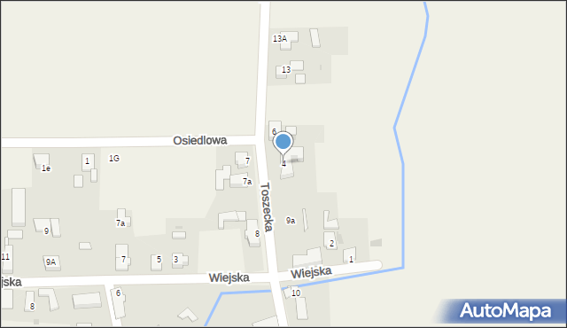 Ciochowice, Toszecka, 4, mapa Ciochowice