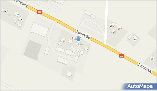 Czernikowo, Toruńska, 4, mapa Czernikowo