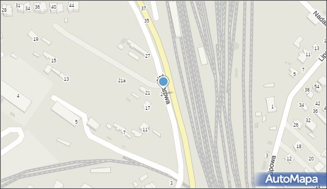 Dęblin, Towarowa, 23, mapa Dęblin