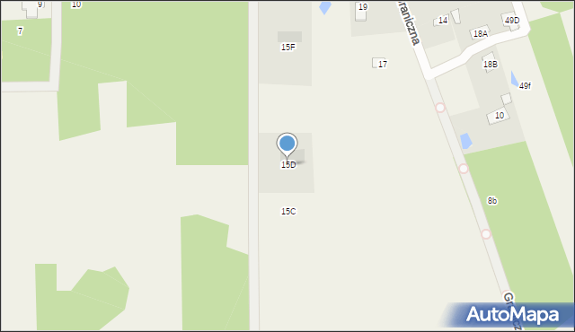 Dziechciniec, Topolowa, 15D, mapa Dziechciniec