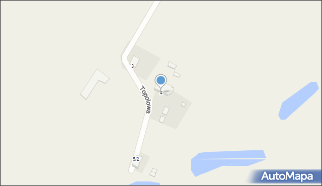 Gardeja, Topolowa, 4, mapa Gardeja