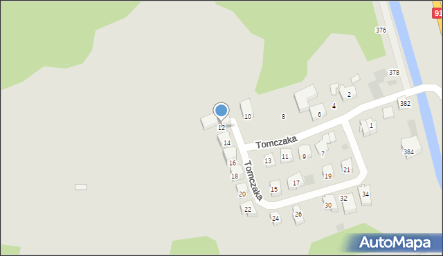 Gdańsk, Tomczaka Ryszarda, 12, mapa Gdańska