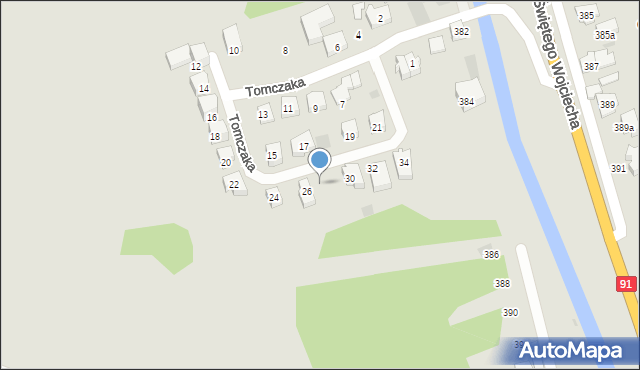 Gdańsk, Tomczaka Ryszarda, 28, mapa Gdańska