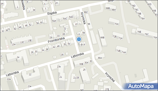 Gdańsk, Tolkmicka, 2a, mapa Gdańska