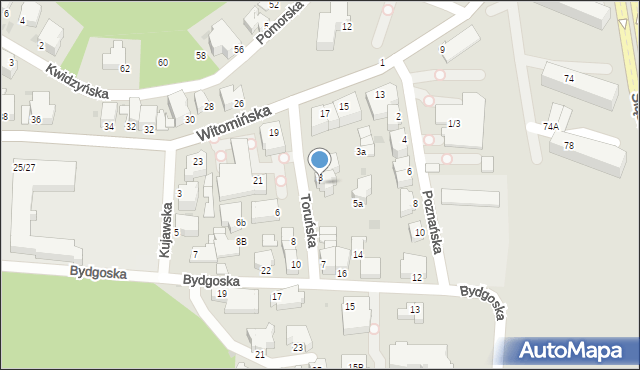 Gdynia, Toruńska, 5, mapa Gdyni