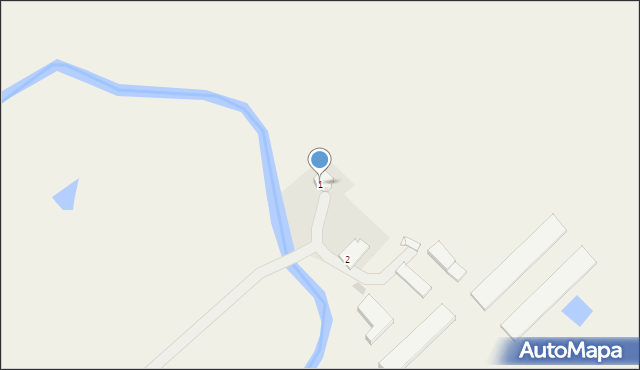 Gietrzwałd, Tomarynki, 1, mapa Gietrzwałd