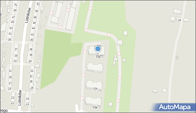 Gliwice, Toruńska, 53g, mapa Gliwic