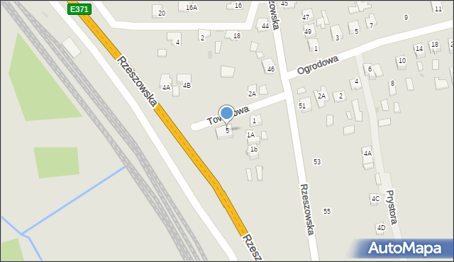 Głogów Małopolski, Towarowa, 5, mapa Głogów Małopolski