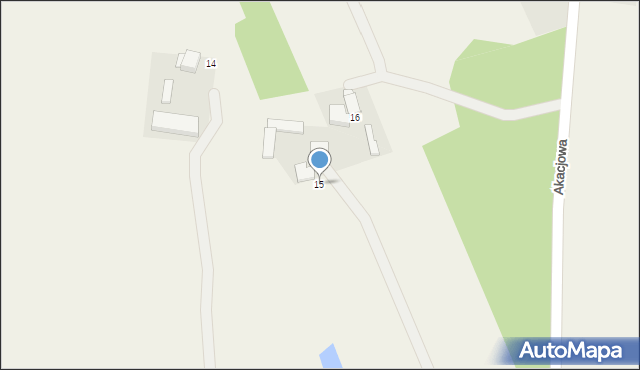 Główiew, Tomaszew, 15, mapa Główiew