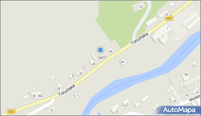 Golub-Dobrzyń, Toruńska, 26a, mapa Golub-Dobrzyń