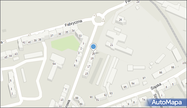 Gorzów Wielkopolski, Towarowa, 20, mapa Gorzów Wielkopolski