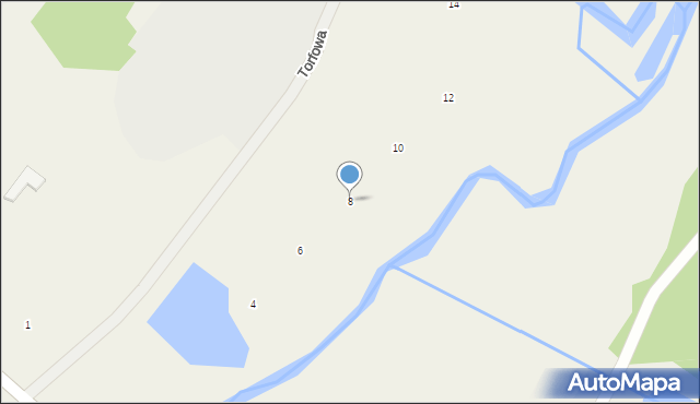 Gruszczyn, Torfowa, 8, mapa Gruszczyn