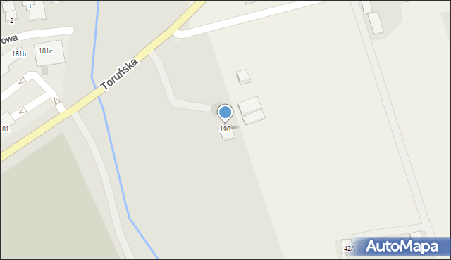 Inowrocław, Toruńska, 190, mapa Inowrocławia