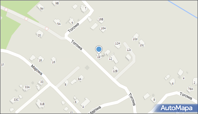 Jastrzębie-Zdrój, Torowa, 14, mapa Jastrzębie-Zdrój