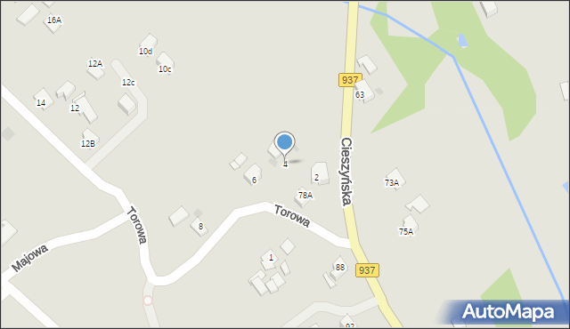 Jastrzębie-Zdrój, Torowa, 4, mapa Jastrzębie-Zdrój