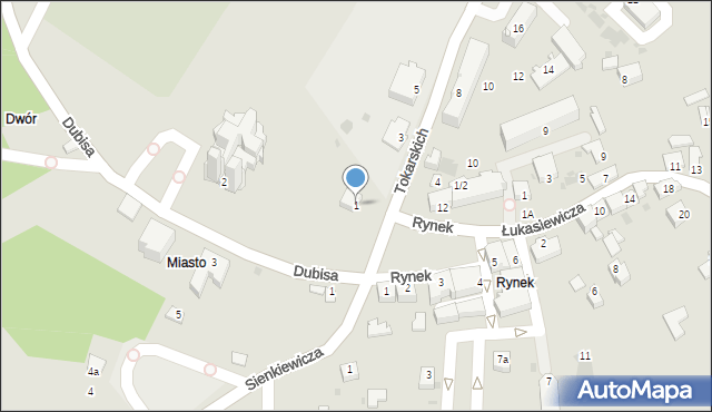Jedlicze, Tokarskich F. i Z., dr., 1, mapa Jedlicze