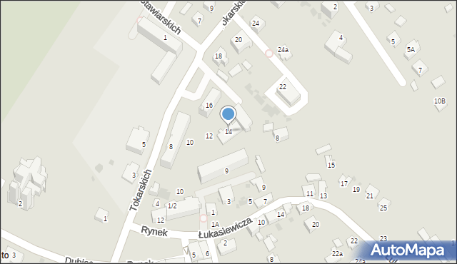 Jedlicze, Tokarskich F. i Z., dr., 14, mapa Jedlicze