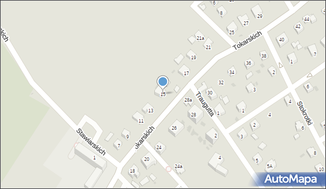 Jedlicze, Tokarskich F. i Z., dr., 15, mapa Jedlicze