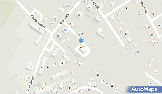 Jedlicze, Tokarskich F. i Z., dr., 22, mapa Jedlicze