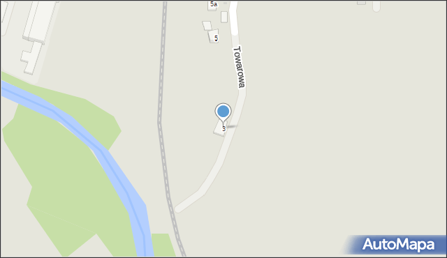 Jedlicze, Towarowa, 3, mapa Jedlicze