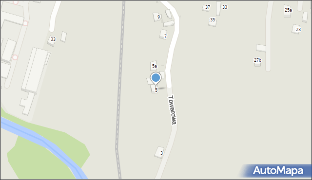 Jedlicze, Towarowa, 5, mapa Jedlicze