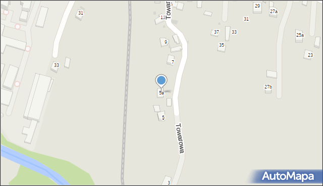 Jedlicze, Towarowa, 5a, mapa Jedlicze