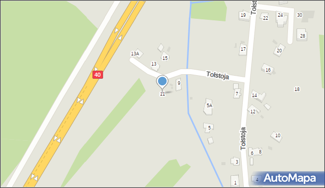 Kędzierzyn-Koźle, Tołstoja Lwa, 11, mapa Kędzierzyna-Koźle
