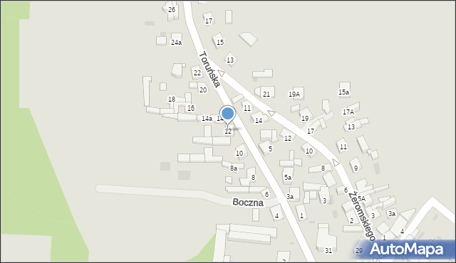 Kleczew, Toruńska, 12, mapa Kleczew