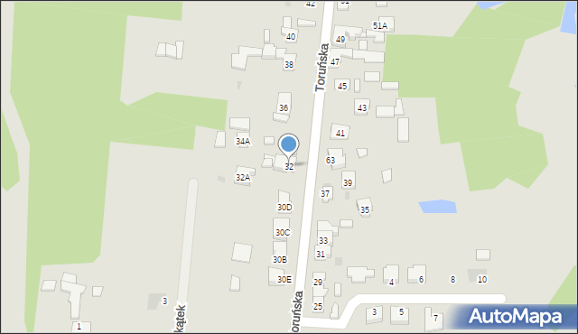 Kleczew, Toruńska, 32, mapa Kleczew