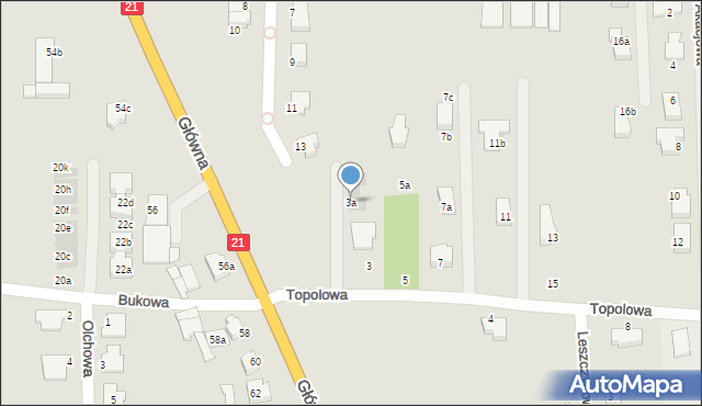 Kobylnica, Topolowa, 3a, mapa Kobylnica