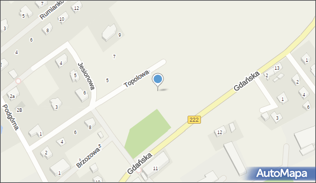 Kokoszkowy, Topolowa, 14b, mapa Kokoszkowy