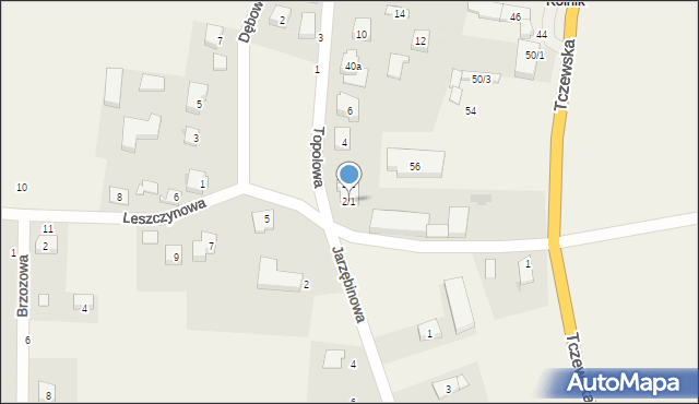 Kolnik, Topolowa, 2/1, mapa Kolnik