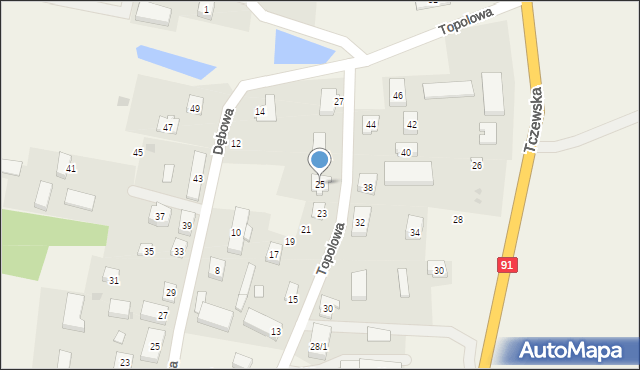 Kolnik, Topolowa, 25, mapa Kolnik