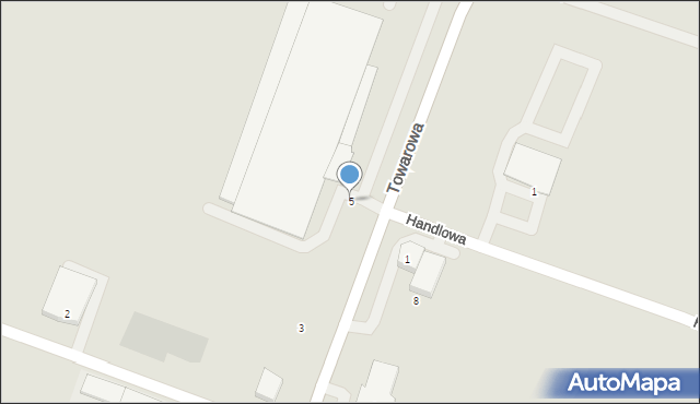 Kolno, Towarowa, 5, mapa Kolno
