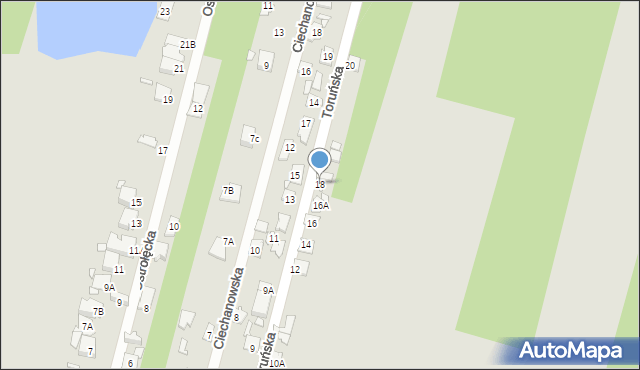 Konstancin-Jeziorna, Toruńska, 18, mapa Konstancin-Jeziorna