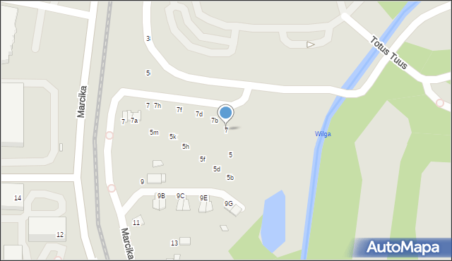 Kraków, Totus Tuus, 7, mapa Krakowa