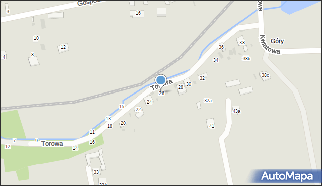 Krasnystaw, Torowa, 26, mapa Krasnystaw