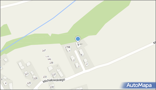 Krzysztoforzyce, Topolowa, 8, mapa Krzysztoforzyce