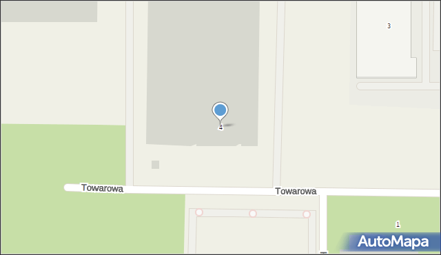 Ksawerów, Towarowa, 4, mapa Ksawerów