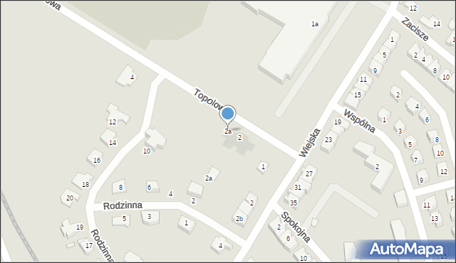 Kwidzyn, Topolowa, 2a, mapa Kwidzyn