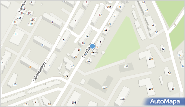 Kwidzyn, Toruńska, 17, mapa Kwidzyn