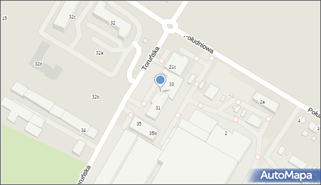 Kwidzyn, Toruńska, 25, mapa Kwidzyn