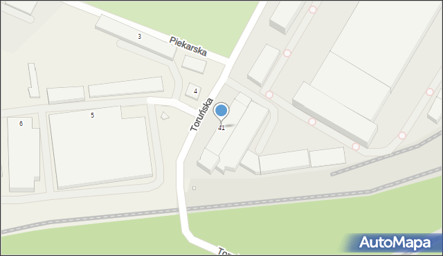 Kwidzyn, Toruńska, 41, mapa Kwidzyn