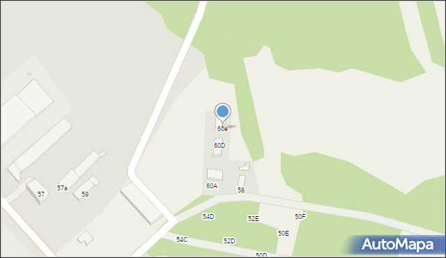 Łaszczówka, Tomaszowska, 60e, mapa Łaszczówka