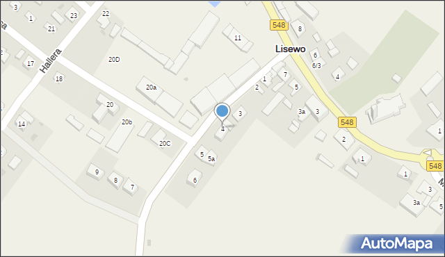 Lisewo, Toruńska, 4, mapa Lisewo