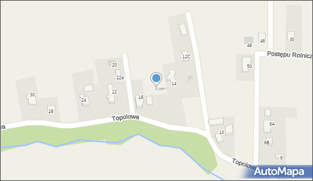 Łodygowice, Topolowa, 16, mapa Łodygowice