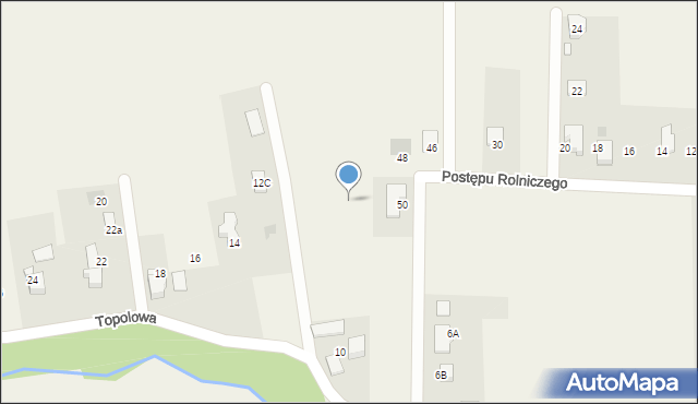 Łodygowice, Topolowa, 8c, mapa Łodygowice